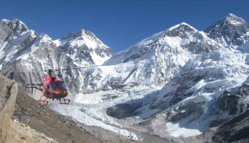 EBC Helicopter Trek